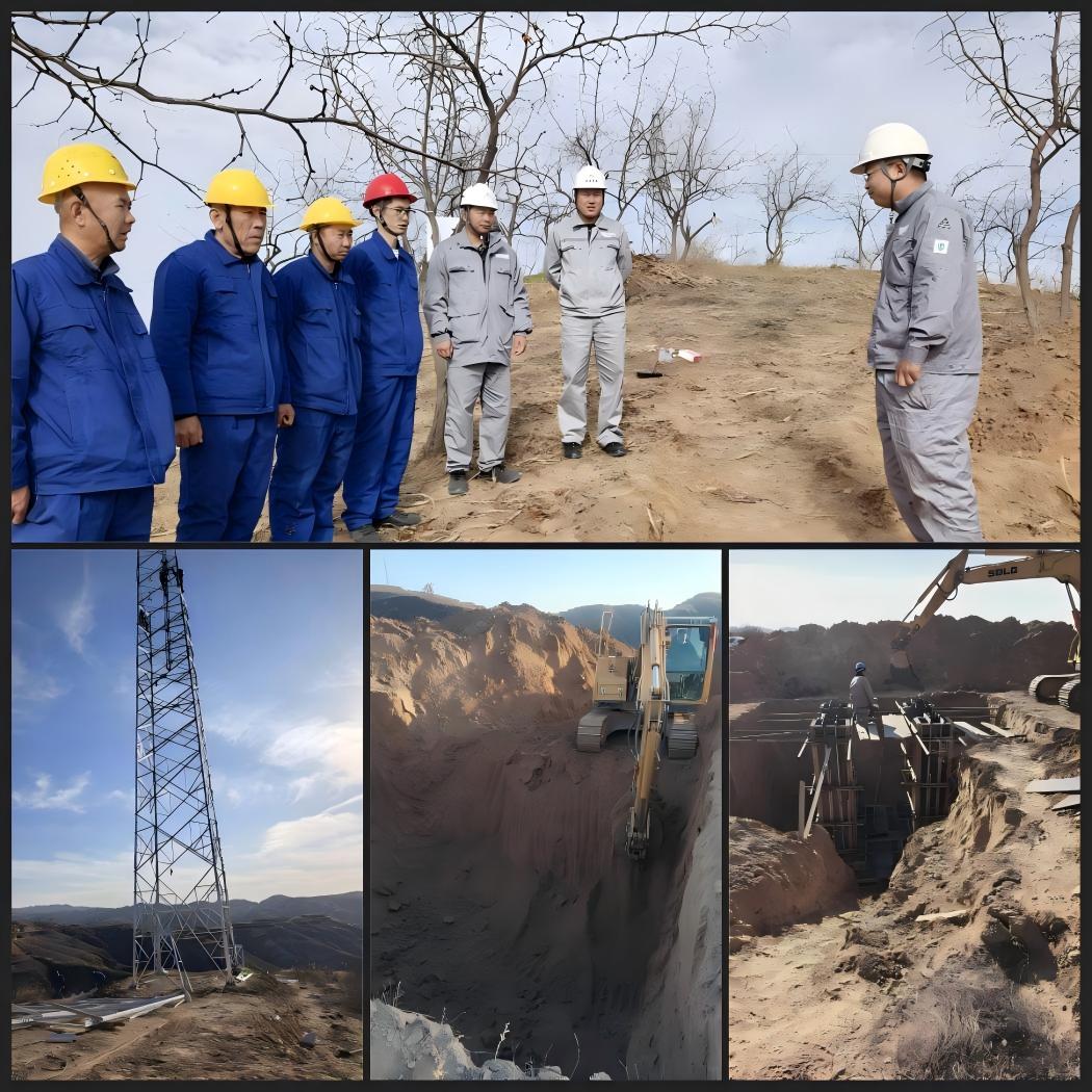 冬寒礪初心 實(shí)干筑通途——山西泰肥攻堅(jiān)賀臨35kV電力線路工程