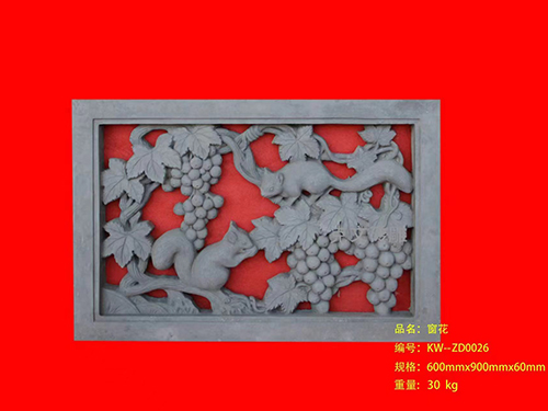 合成磚雕 窗花