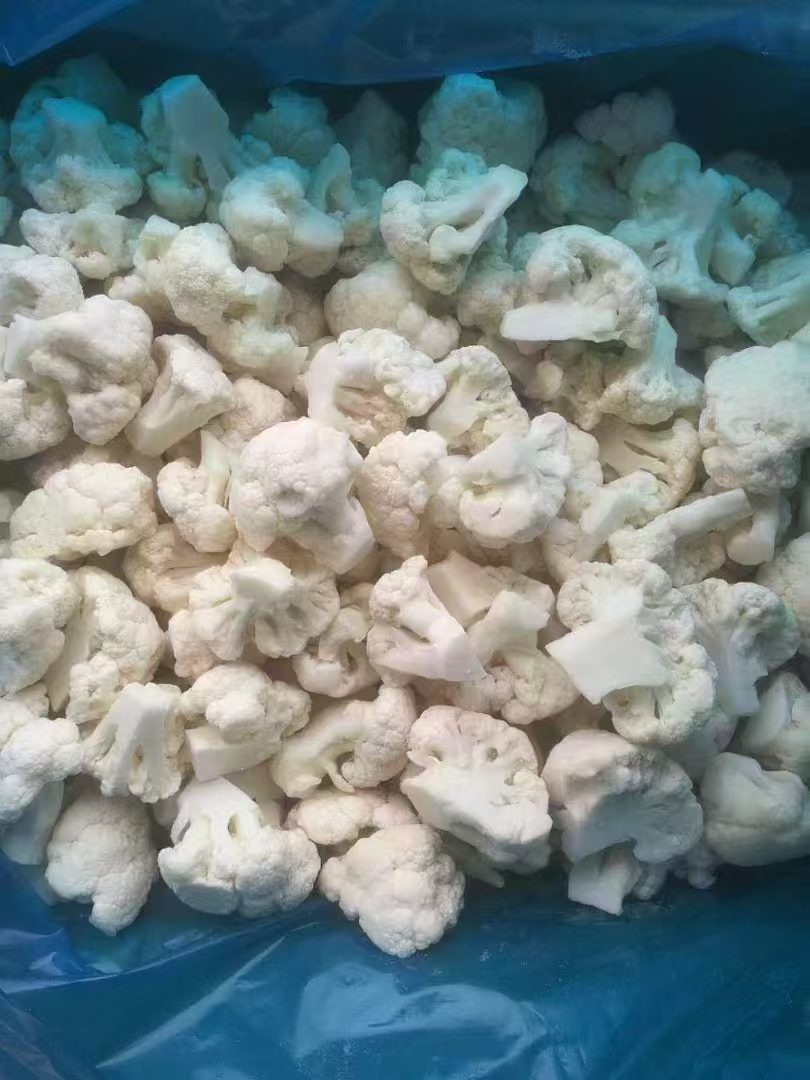 Frozen white cauliflower