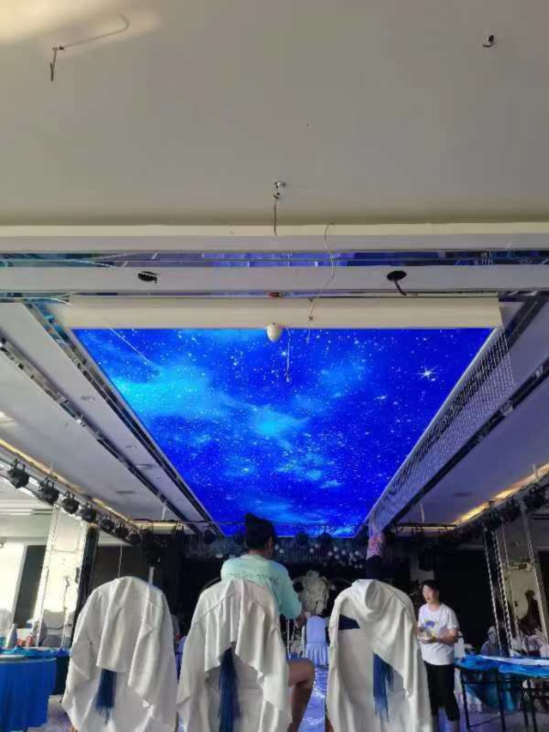 晨光文具展厅天花软膜整膜无接缝工艺解决方案