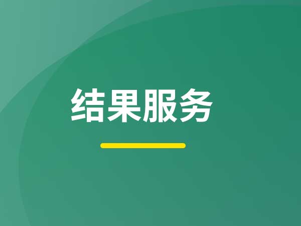 结果服务