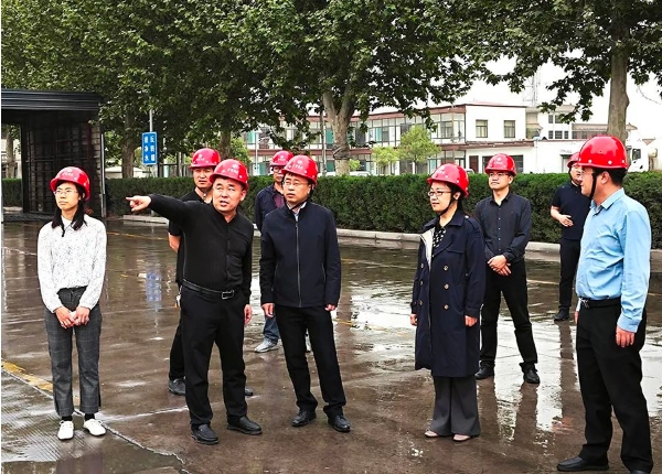 尧都区委副书记刘磊深入鑫明公司调研指导