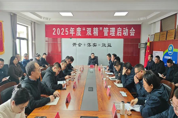 以“双精”管理为笔 绘就高质量发展新画卷 I 集团举行“双精”管理启动会