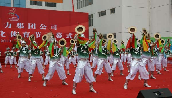 山东德州电力公司威风锣鼓队