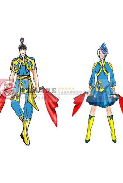 威风锣鼓演出服G-04