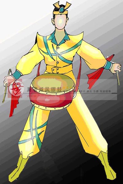 威风锣鼓演出服G-05