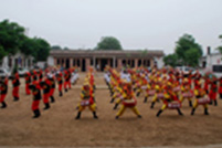 中国首届农民艺术节”山西《威风锣鼓》、《杨门女将》亮相