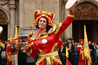 “舞者威风锣鼓”擂响智利系列报道