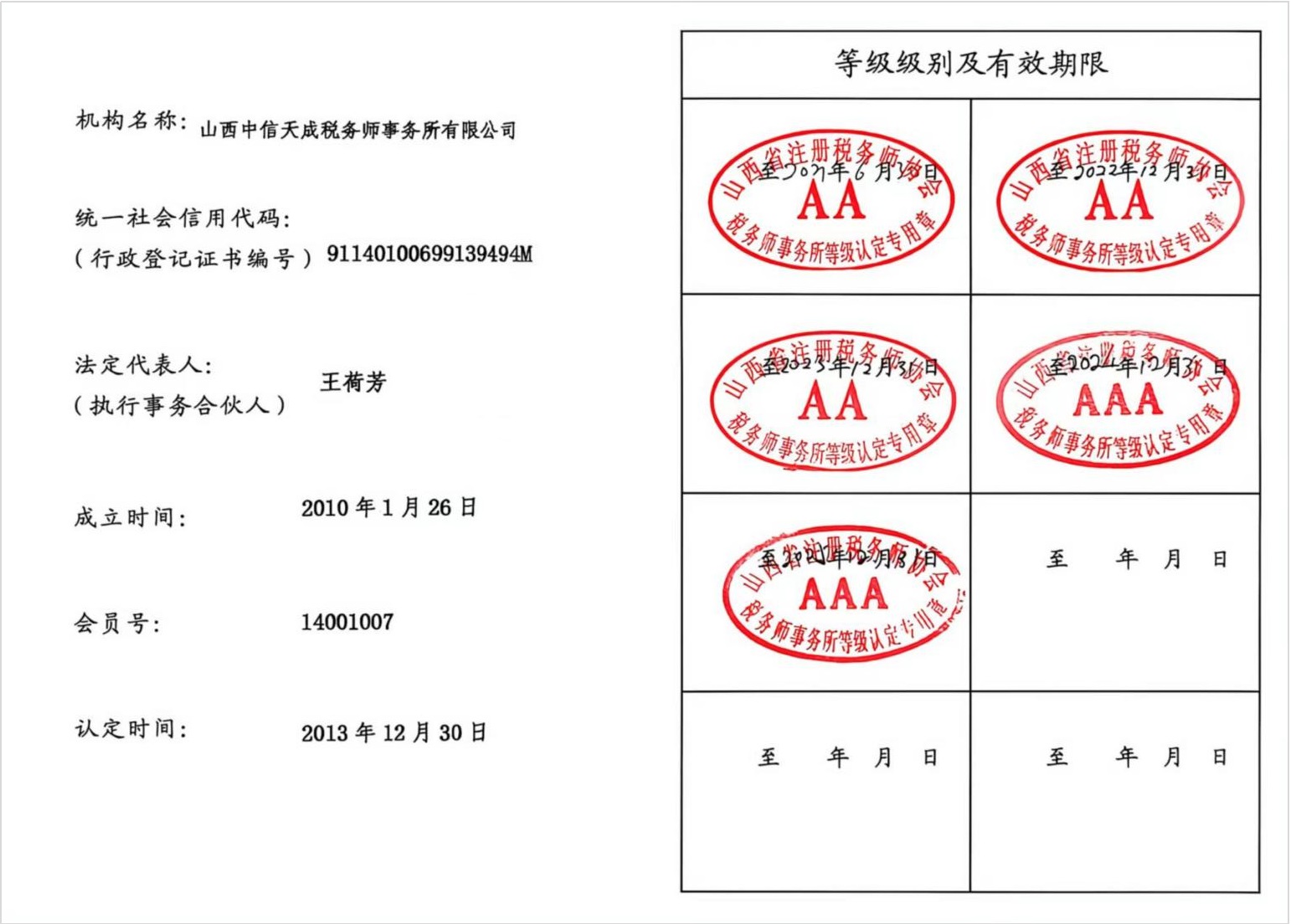  AAA级事务所