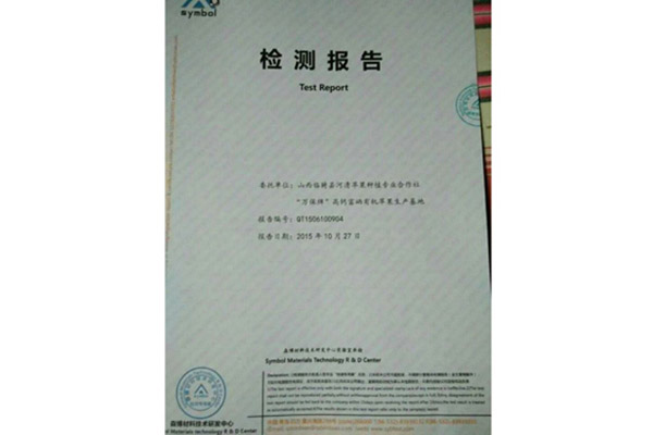 檢測報告