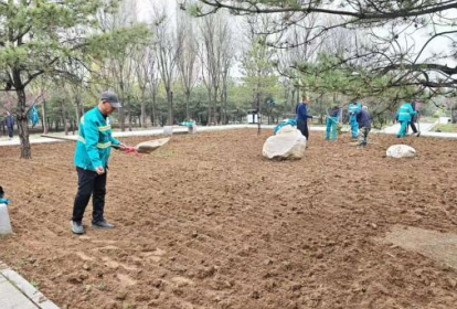 抓住春季好時節(jié) 補植增綠煥新顏