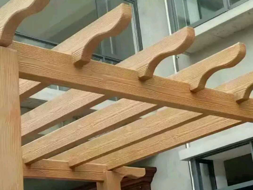 水泥仿木