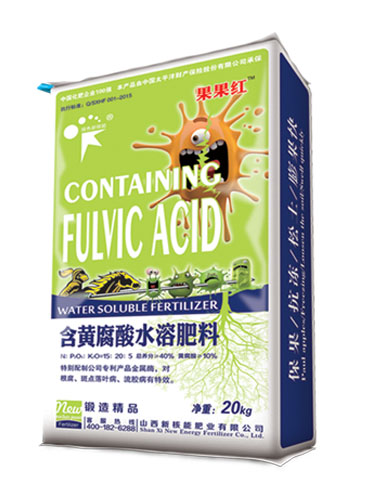 含黄腐酸水溶肥料（防根腐、斑点落叶、流胶）