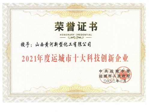 2021年度十大科技创新企业