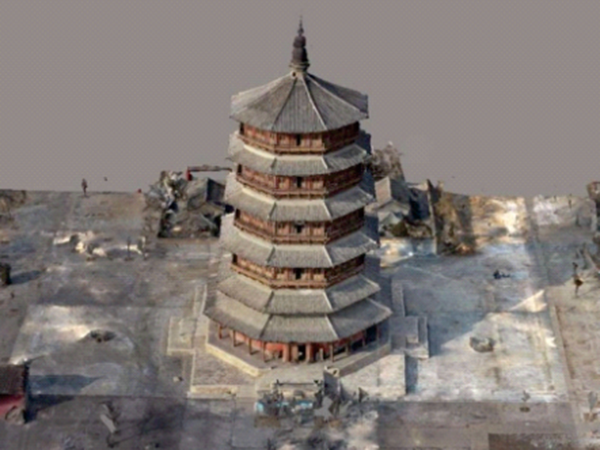 某古建筑三维建模