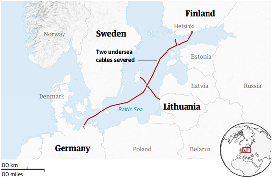 Undersea Communication Network Resilience Tested Amid Baltic Cable Disruption