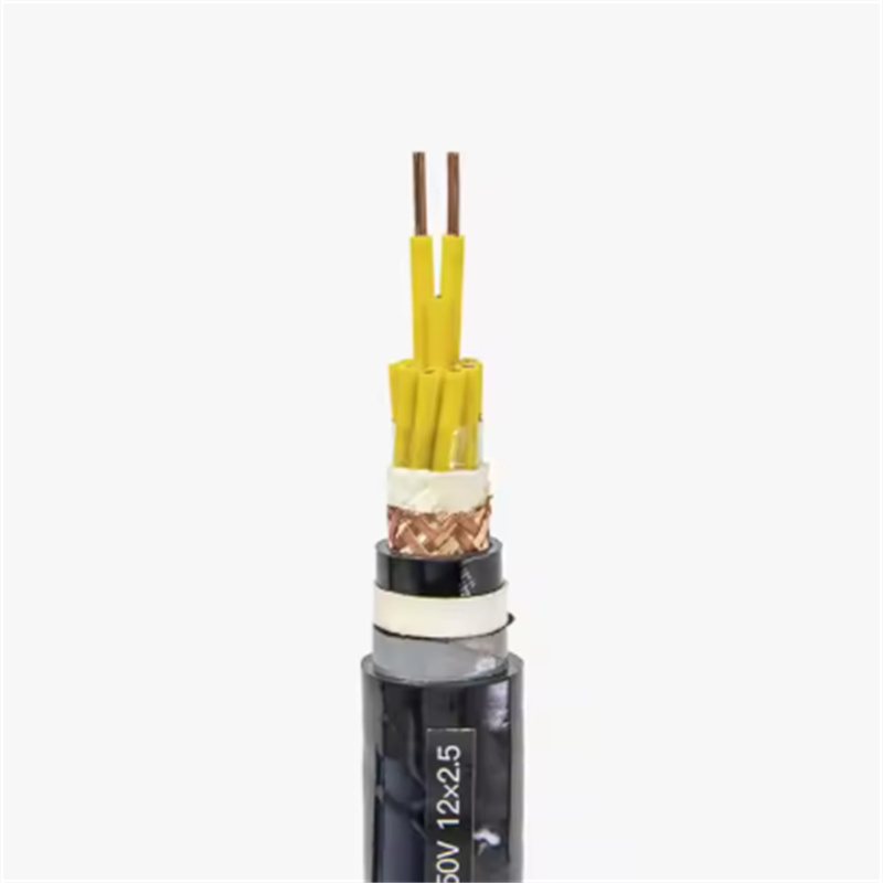 Flame retardant steel tapearmored control cable