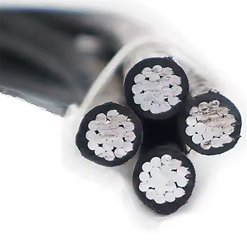 Aluminum Aerial Bundled Cable Cable 4 Phase Core