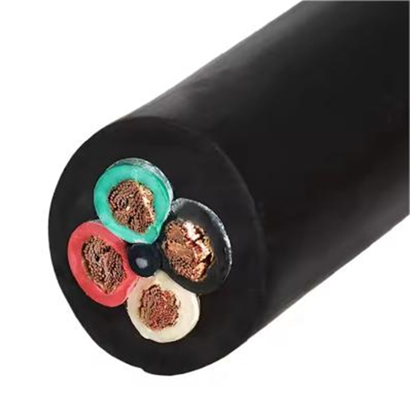 Rubber sheathed flexible cable