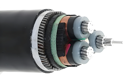 Steel wire armored power cable