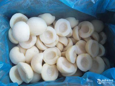 IQF white peach halves
