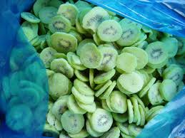 IQF kiwi fruit chips