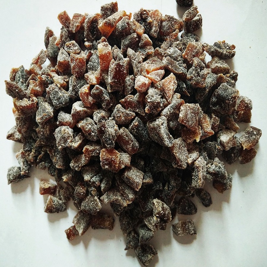 dried peach dices