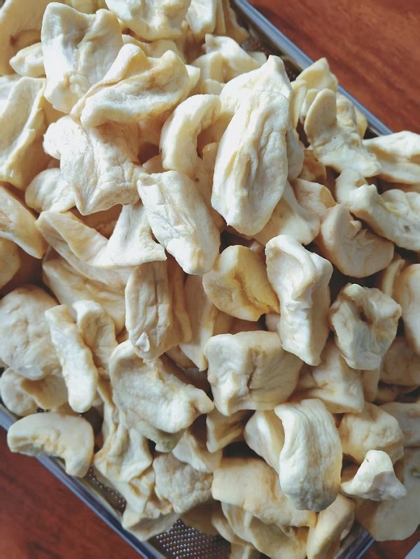 dried apple quarters with SO2