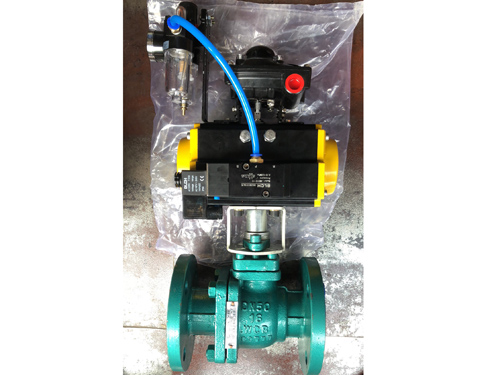 气动衬四氟球阀