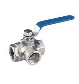 Q14FQ15F螺纹三通球阀