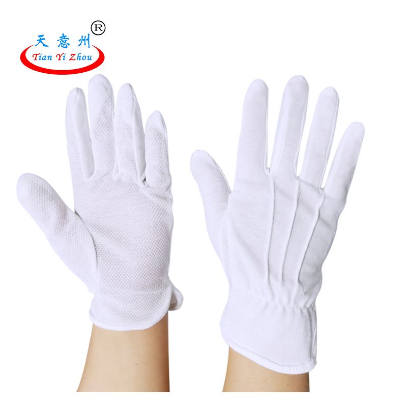 点塑防滑礼仪手套