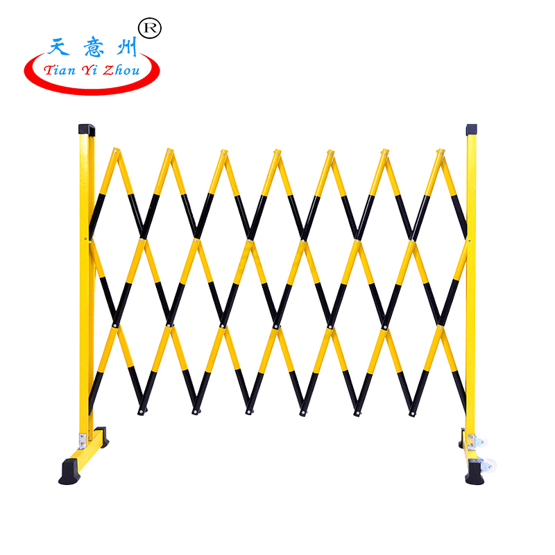 玻璃钢管式绝缘围栏-黑黄