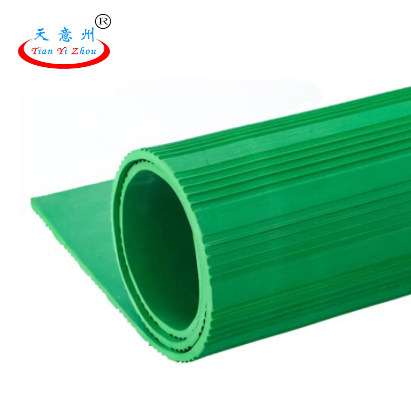 绝缘胶垫条纹-绿色