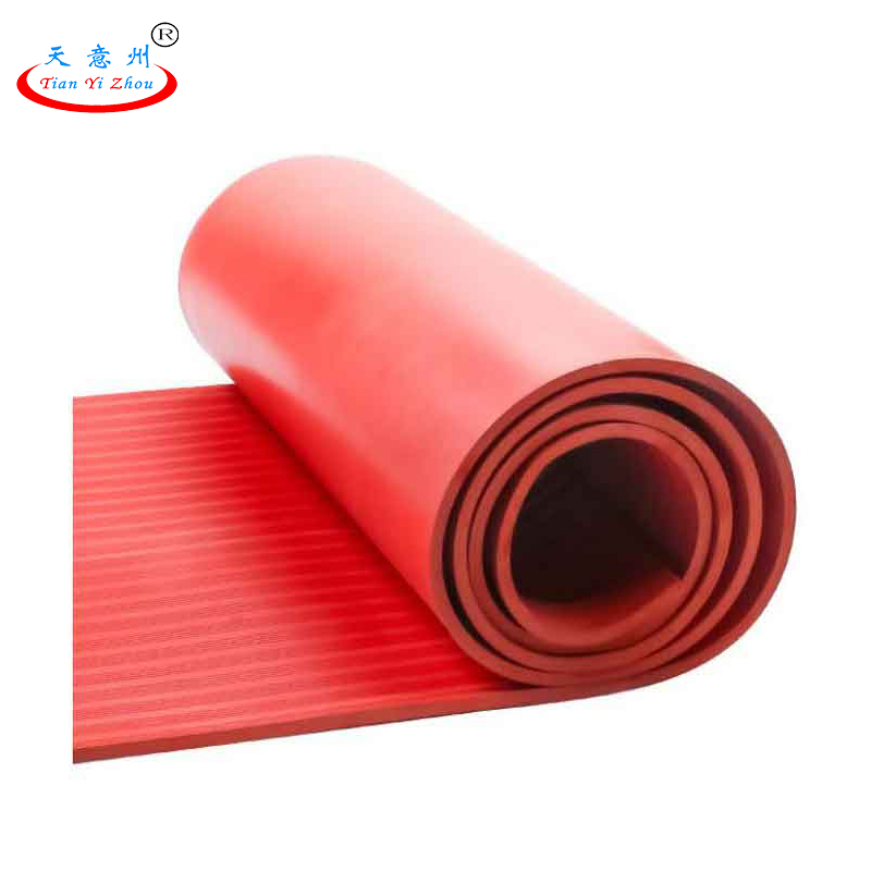 绝缘胶垫条纹-红色