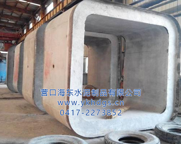 钢承口顶进箱涵成品区