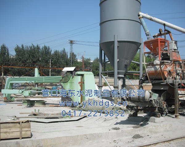 检查井的芯模生产线