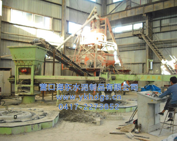 一号芯模震动生产线