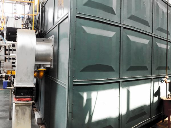 现代牧业25吨SZS系列冷凝式燃气锅炉项目