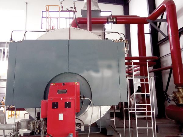 食品15吨WNS系列冷凝式燃气锅炉项目