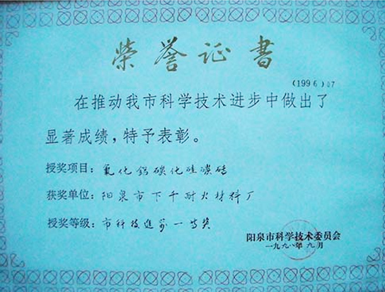 公司荣誉