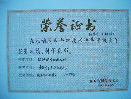 公司荣誉