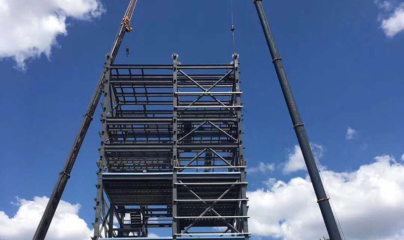 黑龙江大牧人牧业有限公司预混料车间设备塔工程 (2)