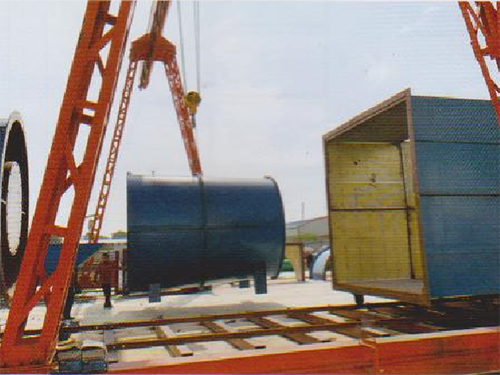 主通风机组装过程