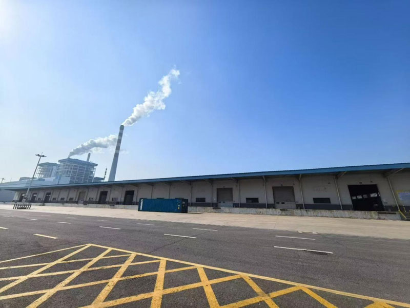 合作武汉阳逻港铁水联运基地9000m²高台库