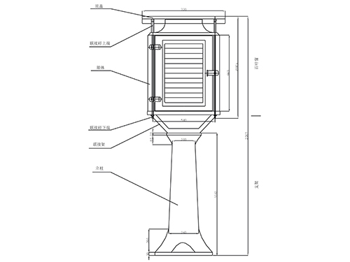 DPX200玻璃钢百叶箱