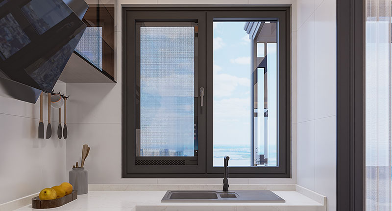 80廚房漂移窗