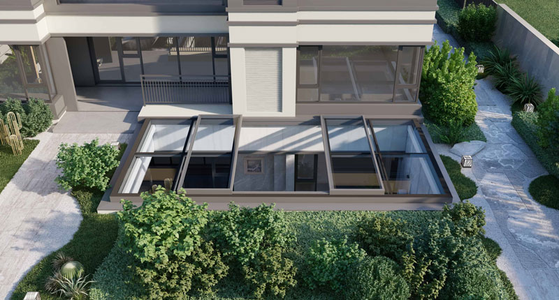 鏡湖-全景平移采光窗