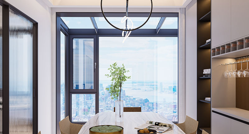 T95雙內(nèi)開框扇平齊