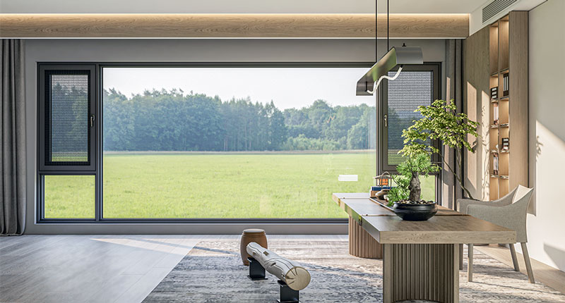 Y110外開窗紗一體