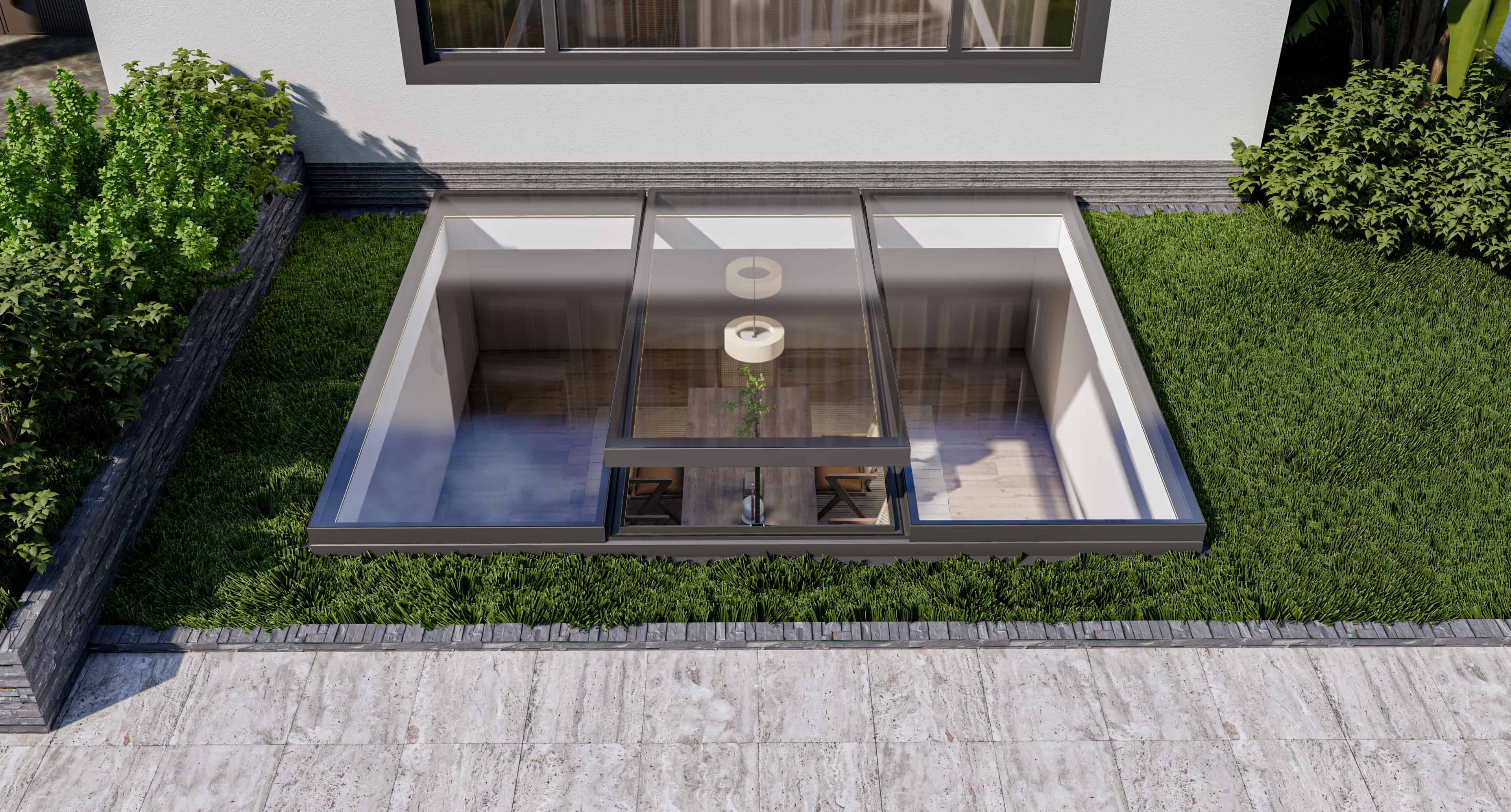 鏡湖-極窄全景采光窗